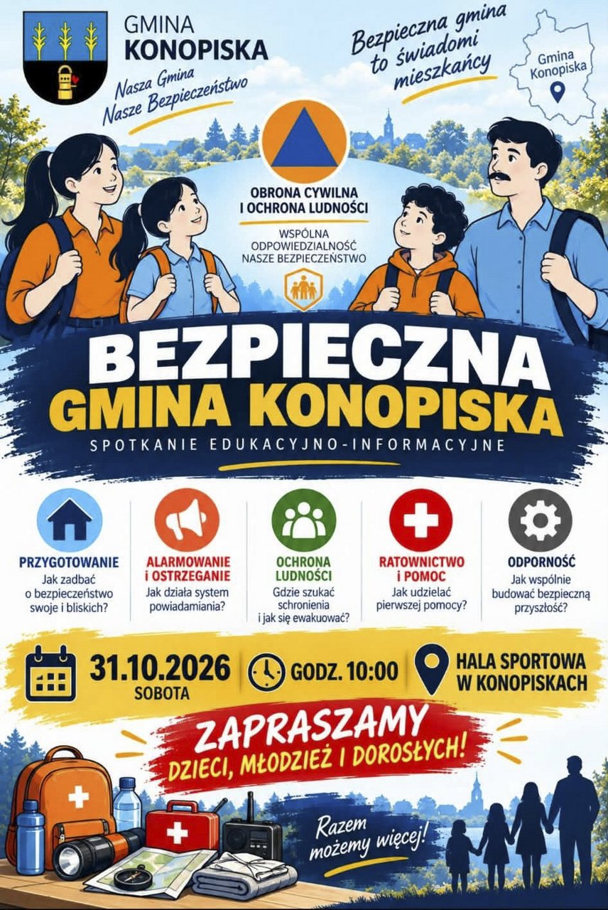 BEZPIECZNA GMINA KONOPISKA